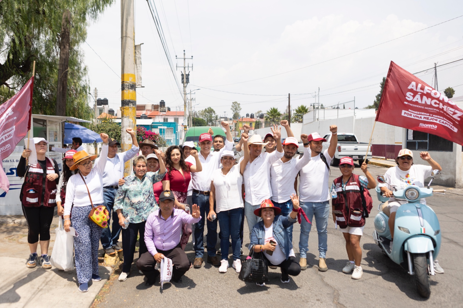 Trabajo incansable para hacer de Tlaxcala un municipio seguro y próspero, compromiso de Alfonso Sánchez